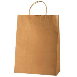 Funda de Papel Kraft 25C 16.5" x 11.8" x 5.5" con Asa (25 uds)