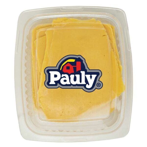 Queso Cheddar Pauly Suave Rebanado, 1 lb