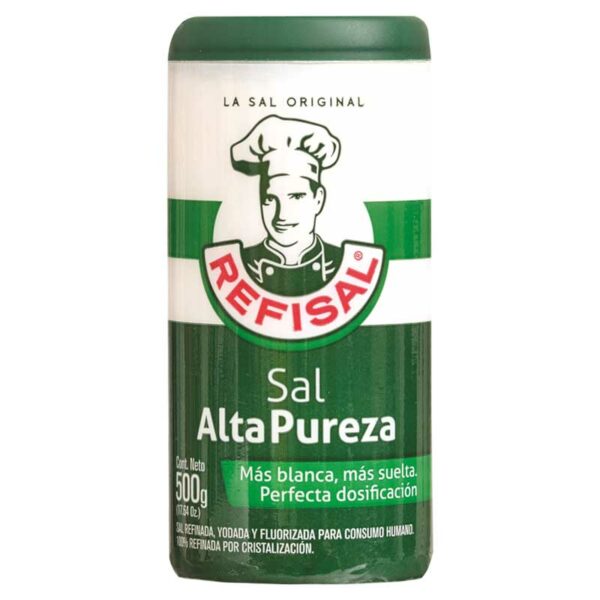 Sal Molida Yodada Refisal Alta Pureza