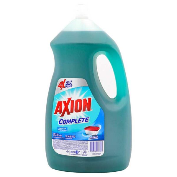 Lavaplatos Axion Complete Poderoso en Plástico, 2.8 L