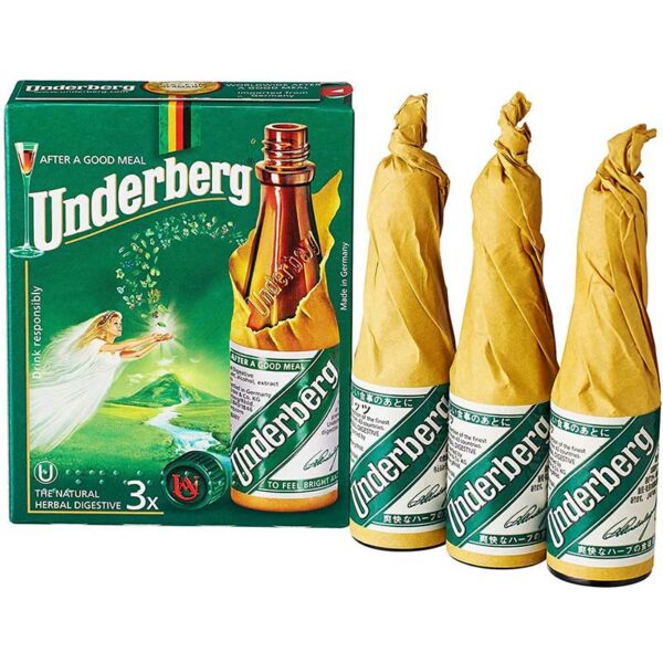 Licor Underberg Digestivo, 20 ml (3 uds)