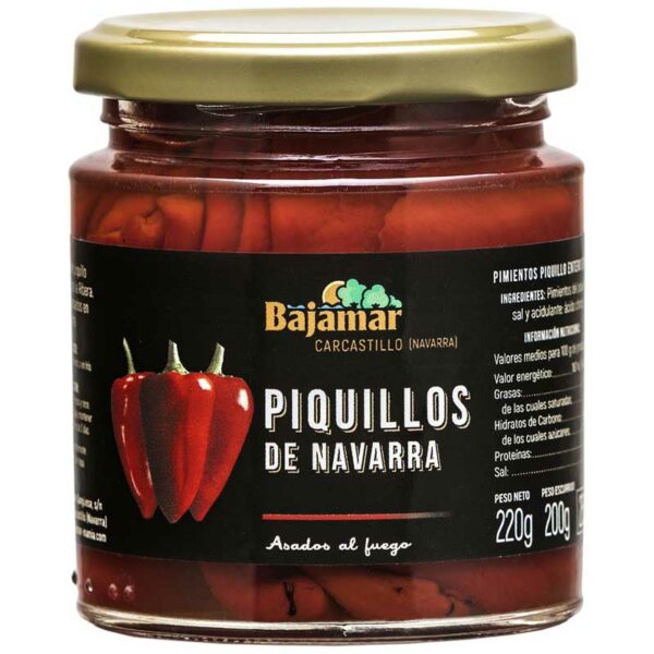 Pimientos Bajamar Piquillos de Navarra, 220 g