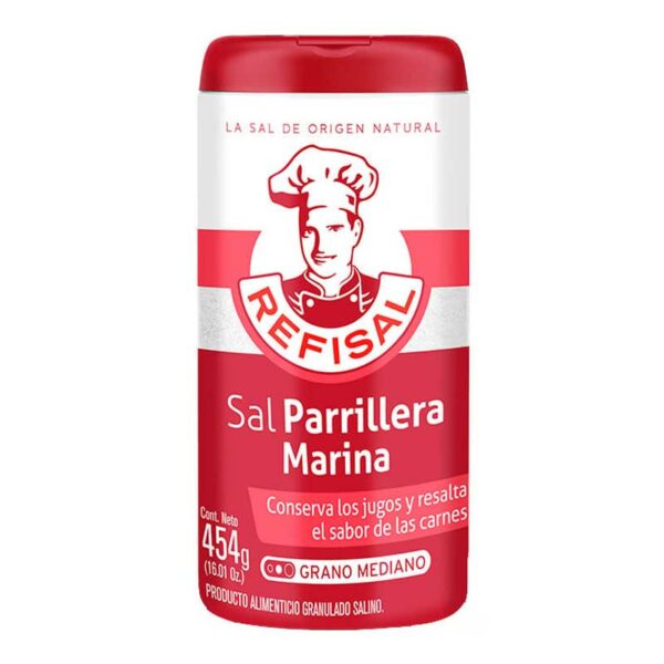 Sal Molida Refisal Parrillera Marina, 16 oz