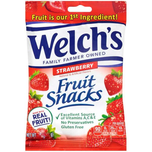 Snacks Welch's de Frutas, 2.25 oz