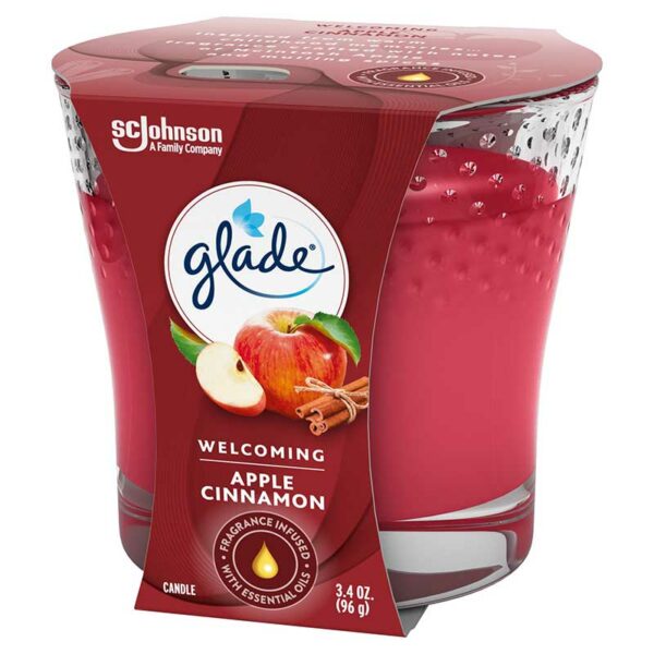 Ambientador-Glade-Vela-Fragancia-Manzana-y-Canela,-3.4-oz-Turn Ambientador Glade Vela Fragancia Manzana y Canela, 3.4 oz