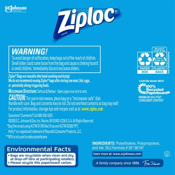 Bolsas-Ziploc-de-Almacenamiento-con-Cierre-1-Galón-(15-uds)-Back Bolsas Ziploc con Cierre Slider Freezer Cuarto de Galón (15 uds)