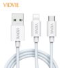 Cable-Vidvie-2-en-1-Lightning-y-Tipo-C-5A-Front-2 Cable Vidvie 2 en 1 Lightning y Tipo C 5A