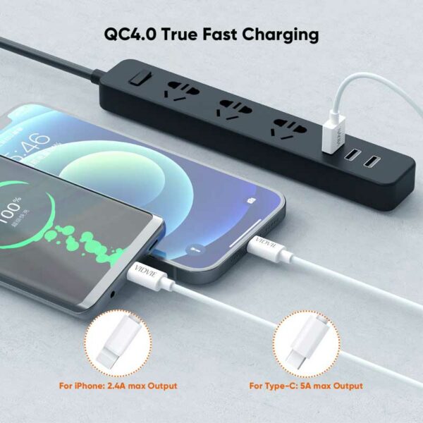 Cable-Vidvie-2-en-1-Lightning-y-Tipo-C-5A-Turn-2 Cable Vidvie 2 en 1 Lightning y Tipo C 5A
