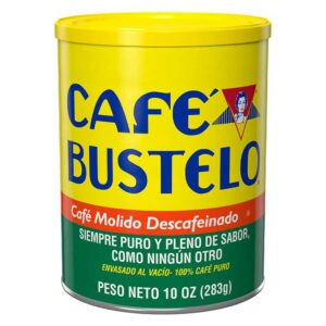 Café-Molido-Bustelo-Descafeinado,-10-oz-Front Café Molido Bustelo Descafeinado, 10 oz