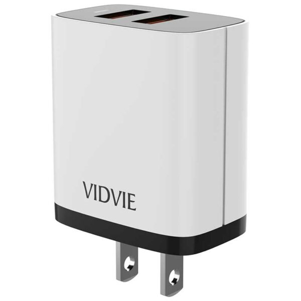 Cargador Rápido Vidvie Con Cable 2.4A
