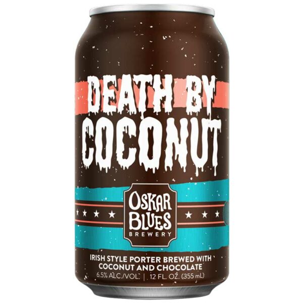 Cerveza Oskar Blues Death By Coconut, 12 oz