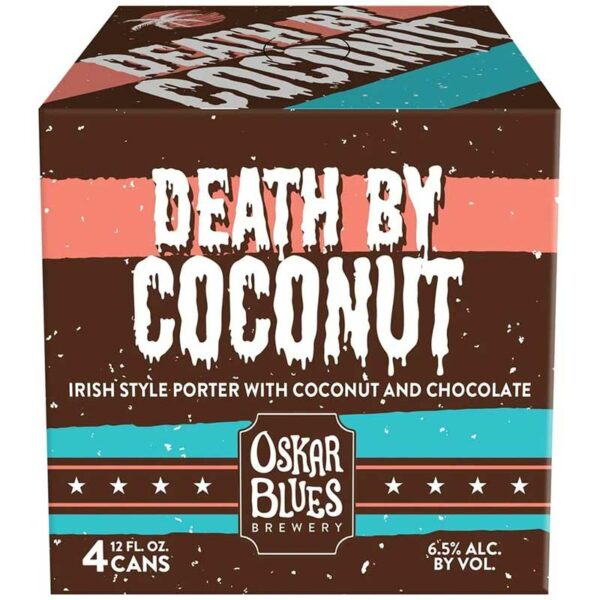 Cerveza Oskar Blues Death By Coconut, 12 oz