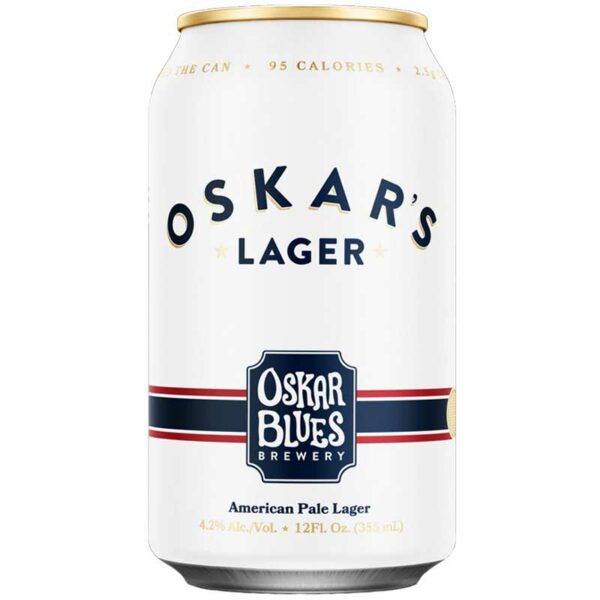 Cerveza-Oskar-Blues-Lager,-12-oz-Front Cerveza Oskar Blues Lager, 12 oz