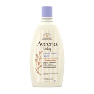 Jabón Aveeno Calming Comfort Lavanda y Vainila, 18 oz