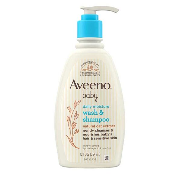 Jabón-y-Shampoo-Para-el-Cuerpo-Aveeno-Extracto-de-Avena,-12-oz-Front Jabón y Shampoo Para el Cuerpo Aveeno Extracto de Avena