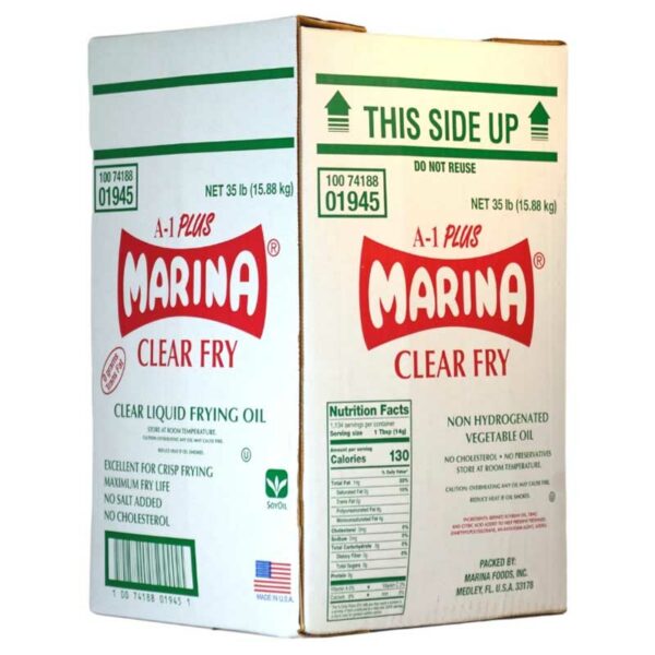 Manteca-Marina-Liquida-para-Freír-Transparente,-35-lbs-Front Manteca Marina Liquida para Freír Transparente, 35 lbs