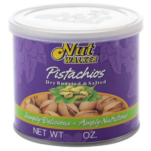 Pistachos Nut Walker Salados y Asadas en seco, 9.5 oz