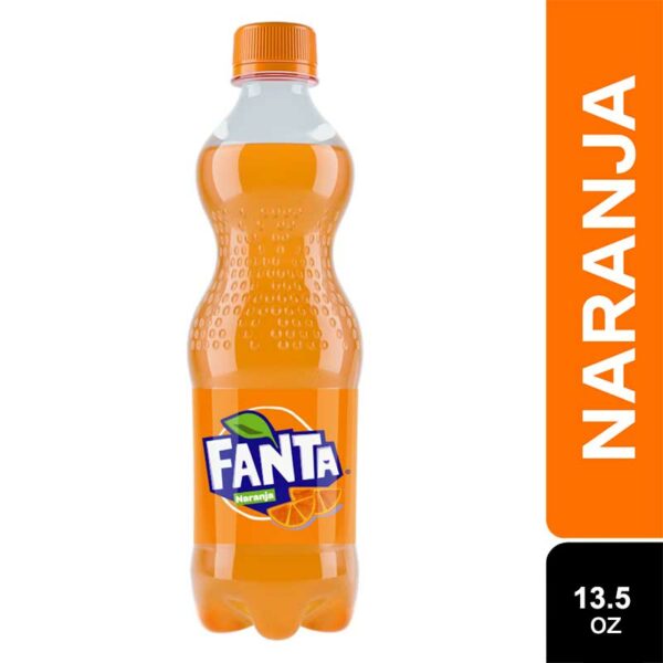 Refresco Fanta Naranja, 13.5 oz (12 uds)