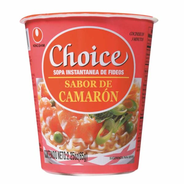 Sopa Choice Instantanea de Fideos, 65 g