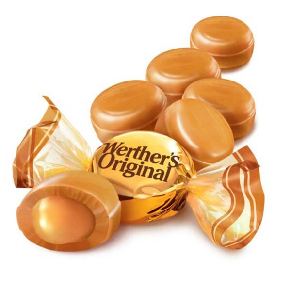 Caramelo Duro Werther's Relleno de Caramelo Cremoso, 2.65 oz