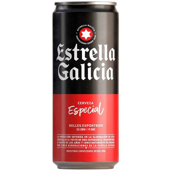 Cerveza-Estrella-Galicia-World-Lager,-11.2-oz-Front Cerveza Estrella Galicia Especial Lata 11.2 oz