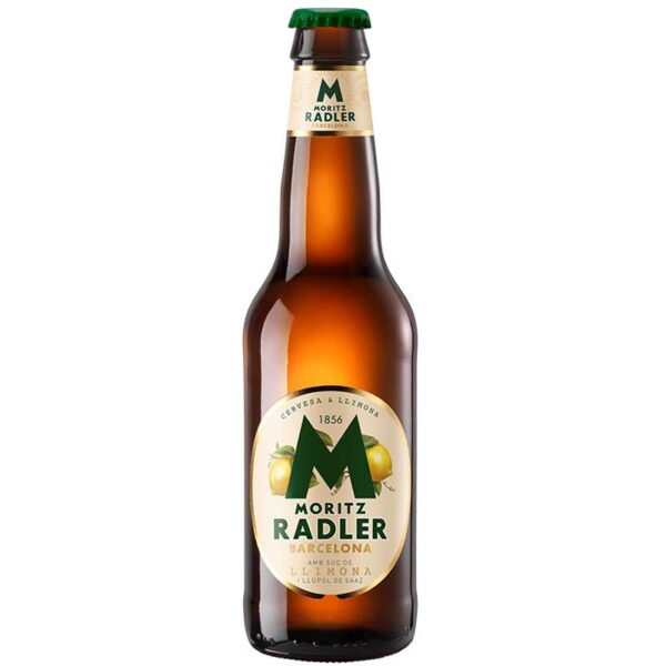 Cerveza Moritz Radler, 11.2 oz