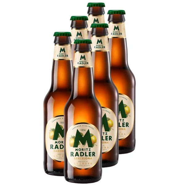 Cerveza Moritz Radler, 11.2 oz
