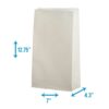 Funda de Papel Kraft 7B 12.75" x 7" x 4.3" sin Asa 100 uds