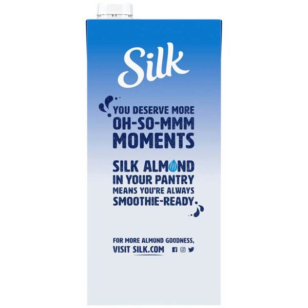 Leche-de-Almendra-y-Vainilla-Silk-sin-Azúcar,-32-oz-Back-2 Leche de Almendra y Vainilla Silk sin Azúcar ni Lactosa, 32 oz