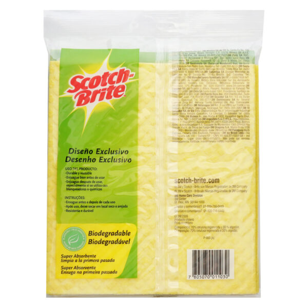 Paño Multiuso Scotch-Brite Secatodo (3 uds) (Back Product) Paño Multiuso Scotch-Brite Secatodo (3 uds)