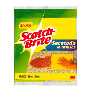 Paño Multiuso Scotch-Brite Secatodo (3 uds)
