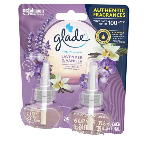 Repuesto para Glade Automatic Plugins Lavanda y Vainilla, 1.34 oz