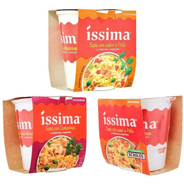 Sopa-Íssima-Instantanea-de-Fideos,-64-g-Front Sopa Íssima Instantanea de Fideos, 64 g