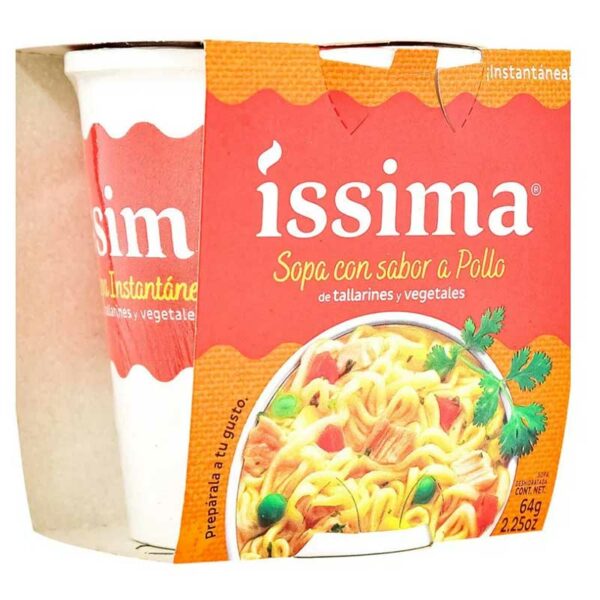 Sopa-Íssima-Instantanea-de-Fideos-Sabor-Pollo,-64-g-Turn Sopa Íssima Instantanea de Fideos, 64 g