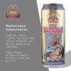 Cerveza Barbarossa Schwarzbier, 500 ml
