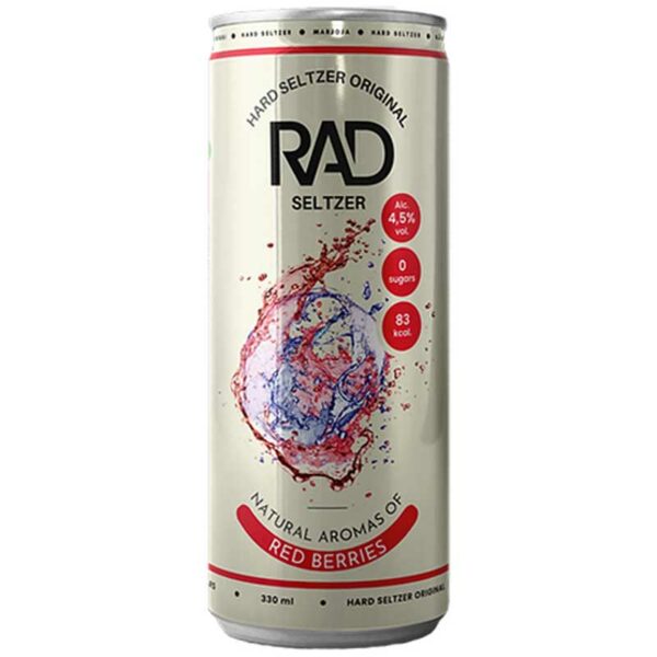 Hard-Seltzer-RAD-Bayas-Rojas,-11.2-oz- Hard Seltzer RAD, 11.2 oz