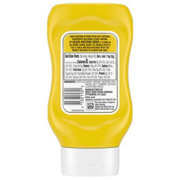 Mostaza Amarilla Heinz, 8 oz