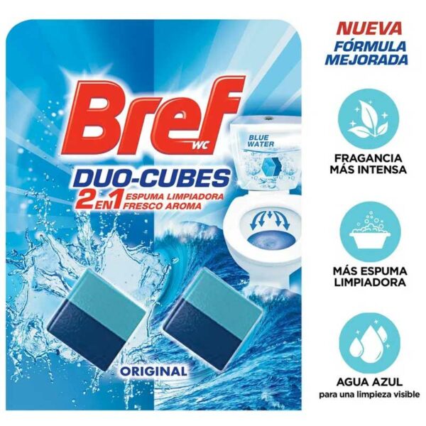Pastillas-Bref-para-Baño-Duo-Cubes-2-en-1-Original,-100-g-Turn-3 Pastillas Bref para Baño Duo Cubes 2 en 1 Original, 100 g