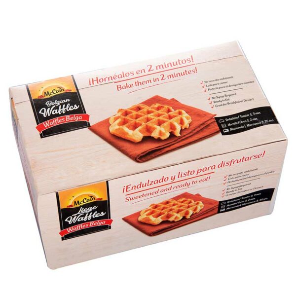 Waffles-Belga-McCain-Envueltos-Individualmente,-2.4-lbs-Front Waffles Belga McCain Envueltos Individualmente, 2.4 lbs