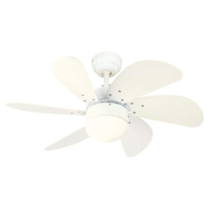 Abanico de Techo Westinghouse 30 Turbo Swirl Blanco Front Abanico de Techo Westinghouse 30" Turbo Swirl Blanco