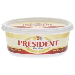 Mantequilla-Francesa-Président-sin-Sal,-250-g-Front Mantequilla Francesa Président si Sal, 250 g