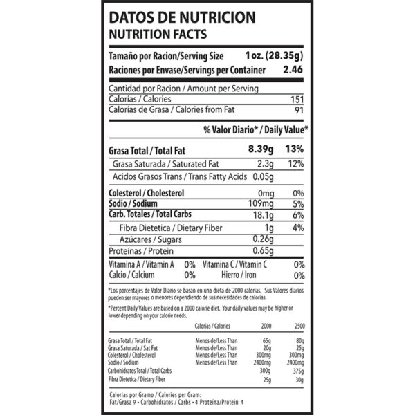 Tajaditas Carles, 160 g