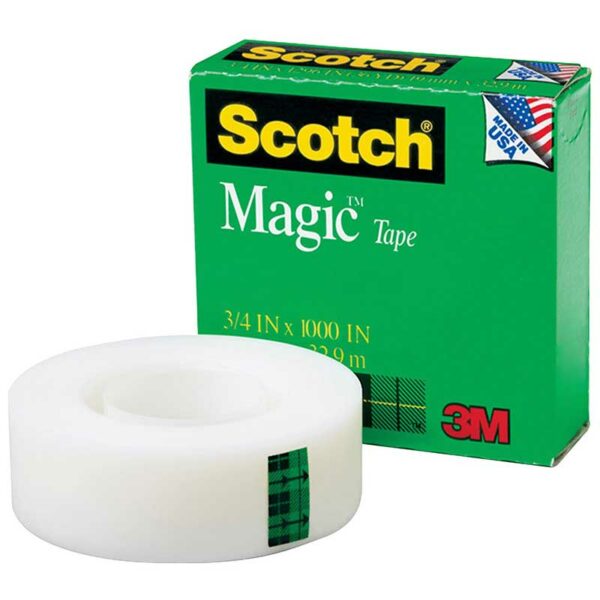 Cinta Adhesiva Scotch Magic invisible (3/4" x 1000")