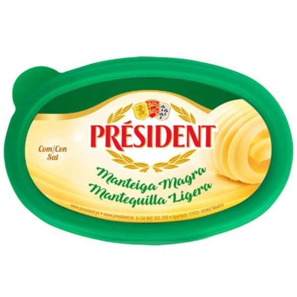 Mantequilla Président Ligera con Sal, 250 g
