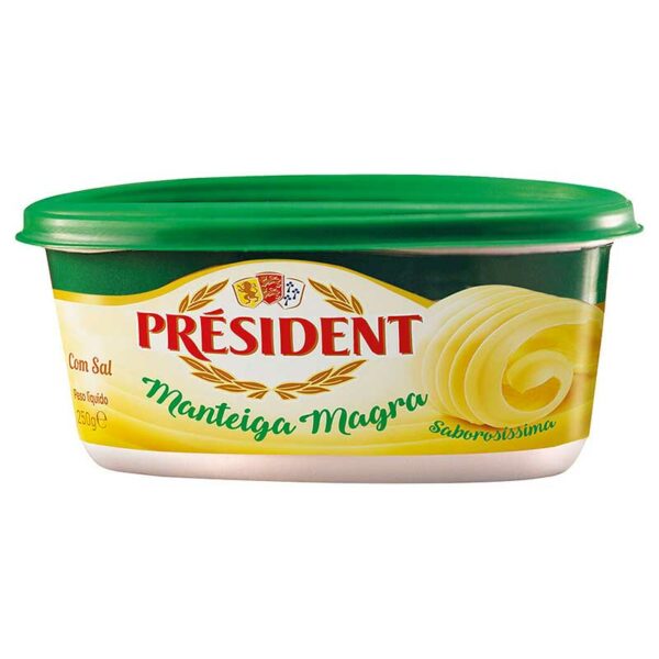 Mantequilla-Président-Ligera-con-Sal,-250-g-Front Mantequilla Président Ligera con Sal, 250 g