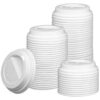 Tapa para Vaso de Café  Blanca PL6TL Plastifar 6 oz (100 uds)