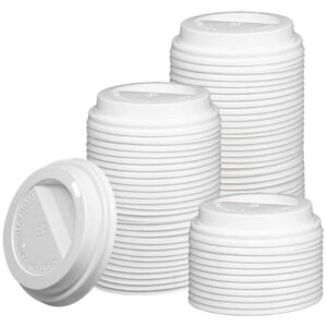 Tapa para Vaso de Café  Blanca PL6TL Plastifar 6 oz (100 uds)