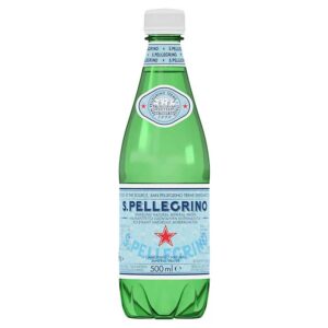Agua Mineral Natural con Gas San Pellegrino Plastica, 500 ml