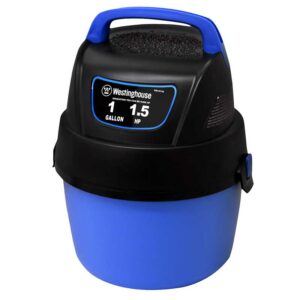 Aspiradora Westinghouse de 1.5 HP para Seco y Mojado 1.5 Galón