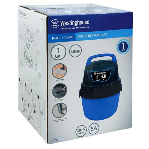Aspiradora-Westinghouse-de-1.5-HP-para-Seco-y-Mojado-1.5-Galón-Back Aspiradora Westinghouse de 1.5 HP para Seco y Mojado 1.5 Galón